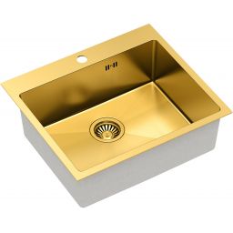 Quadron Russel zlewozmywak stalowy 55x48 cm złoty HB7910PVDBSG1