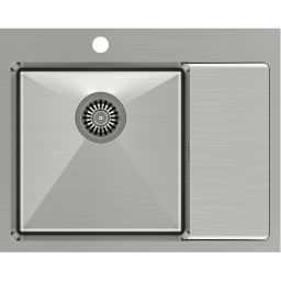 Quadron Russel 116 zlewozmywak stalowy 62x48 cm wpuszczany stal szlachetna HB7911BS