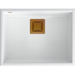 Quadron David 50 komora podwieszana 55x42 cm snow wite/miedziany HQD5542U1-C1