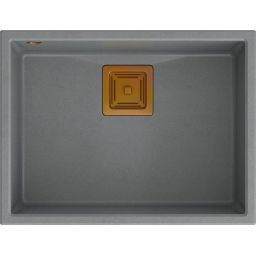 Quadron David 50 komora podwieszana 55x42 cm silver stone/miedziany HQD5542U5-C1