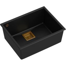 Quadron David 50 komora podwieszana 55x42 cm pure carbon/miedziany HQD5542U7-C1