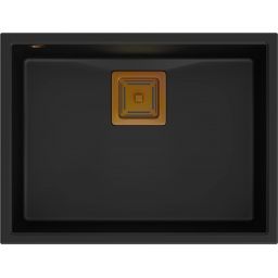 Quadron David 50 komora podwieszana 55x42 cm pure carbon/miedziany HQD5542U7-C1