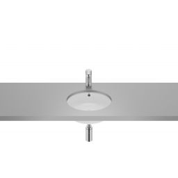 Roca Gap umywalka 35x35 cm okrągła podblatowa biała A3270YBS00