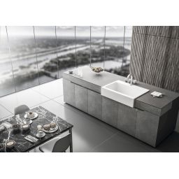 Sapho Arya zlewozmywak ceramiczny 86x62 cm biały 50186