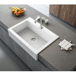 Sapho Arya zlewozmywak ceramiczny 86x62 cm biały 50186