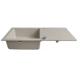 Sapho zlewozmywak granitowy 78x44 cm beżowy GR7202