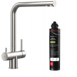 Zestaw Teka Uni bateria kuchenna do filtra wody stojąca inox z filtrem podzmywakowym (116030084, 118510000)