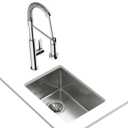 Teka Be Linea zlewozmywak stalowy z syfonem 49x44 cm 115000006