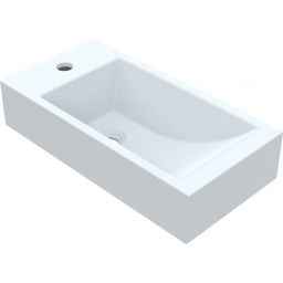 Vayer Apus umywalka 50,2x25,2 cm wpuszczana biała 050.025.011.3-1.0.1.X.0