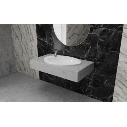 Vayer Boomerang umywalka 60x43 cm wpuszczana biała 060.043.012.3-4.0.1.X.0