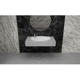 Vayer Boomerang umywalka 60x43 cm wpuszczana biała 060.043.012.3-4.0.1.X.0