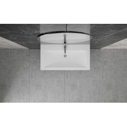 Vayer Crater umywalka 90x47 cm wpuszczana biała 090.047.011.3-1.0.1.X.X