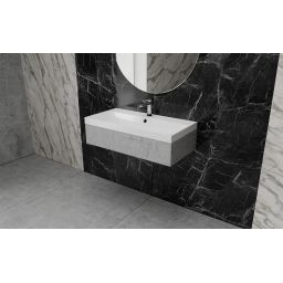 Vayer Cygnus umywalka 100x40 cm wpuszczana biała 100.040.010.3-1.0.1.X.X