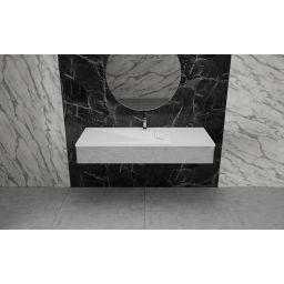 Vayer Boomerang umywalka 120x50 cm wpuszczana biała 120.050.005.3-1.0.1.X.0