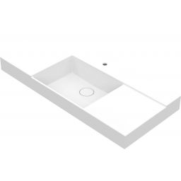 Vayer Libra umywalka 140,5x53,5 cm wpuszczana biała 140.053.015.3-1.0.1.X.0