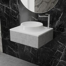 Vayer Boomerang umywalka 60x50 cm wpuszczana prostokątna biała 060.050.012.3-1.0.1.X.0 A