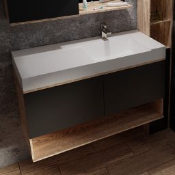 Vayer Libra umywalka 80,5x53,5 cm wpuszczana biała 080.053.015.3-1.0.1.X.0