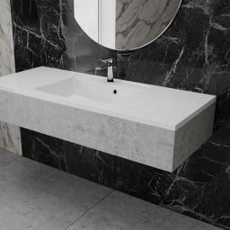 Vayer Norma umywalka 91,2x50 cm wpuszczana biała 091.050.011.3-1.0.1.X.X