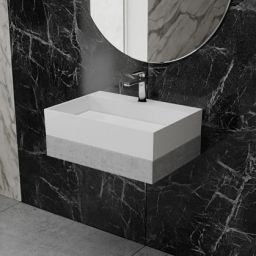 Vayer Lepus umywalka 60x42,5 cm nablatowa biała 060.042.010.3-1.0.1.X.0.MB