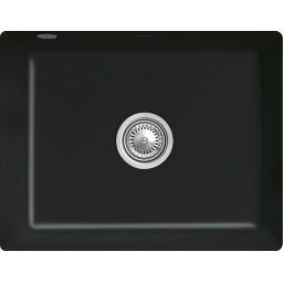 Villeroy & Boch Subway zlewozmywak ceramiczny 49,5x39,5 cm Pure Black 331001R7