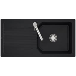 Villeroy & Boch Linara zlewozmywak ceramiczny 100x51 cm czarny 338601R7