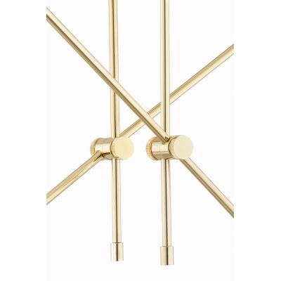 Argon Abstract lampa podsufitowa 4x7W opal mat/mosiądz 1695