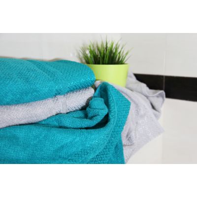 Texpol Paris ręcznik łazienkowy 70x140 cm wiskoza bambusowa 500 g srebrny