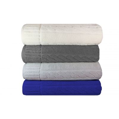 Texpol Skandynawski ręcznik łazienkowy 70x140 cm bawełna 500 g szary