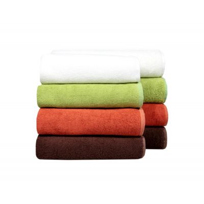Texpol Gładki ręcznik łazienkowy 70x140 cm wiskoza bambusowa 500 g oliwka