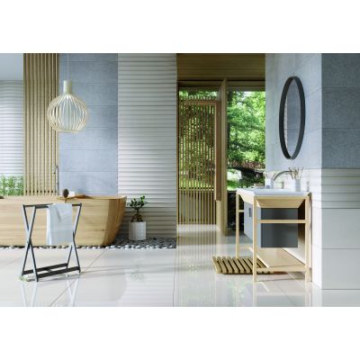 Ceramstic Grinta Grey płytka ścienna 80x30 cm szara satyna