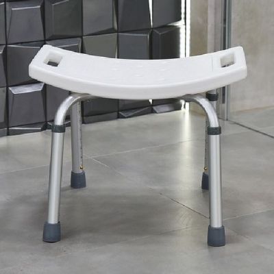 AWD Interior krzesło prysznicowe dla niepełnosprawnych biały/aluminium AWD02331411