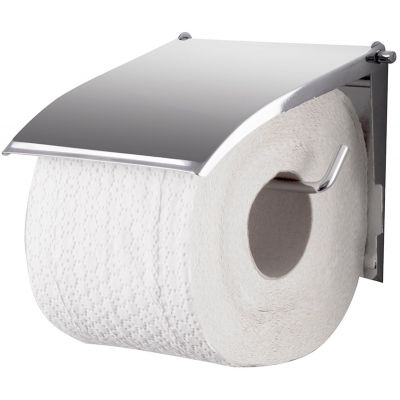 AWD Interior uchwyt na papier toaletowy z pokrywą chrom AWD02091777