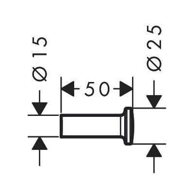 Axor Universal Circular wieszak na ręcznik stal szlachetna optyczna 42811800