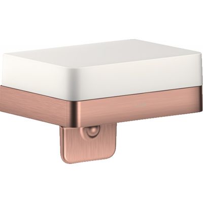 Axor Universal Softsquare dozownik do mydła 180 ml czerwone złoto szczotkowane 42819310