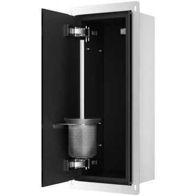 Balneo Wall Box Brush S schowek na szczotkę toaletową czarny B0401020504-01