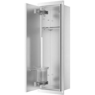 Balneo Wall-Box Brush schowek na szczotkę toaletową stal B0401060105-02