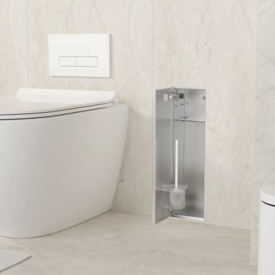 Balneo Wall-Box Brush schowek na szczotkę toaletową stal B0401060105-02