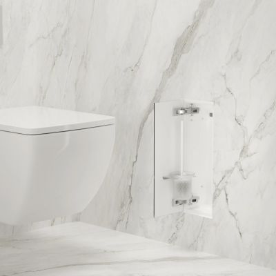 Balneo Wall Box Brush S schowek na szczotkętoaletową biała B0401070504-01