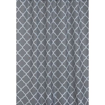 BISK Orient zasłona prysznicowa 180x200 cm szara 06854