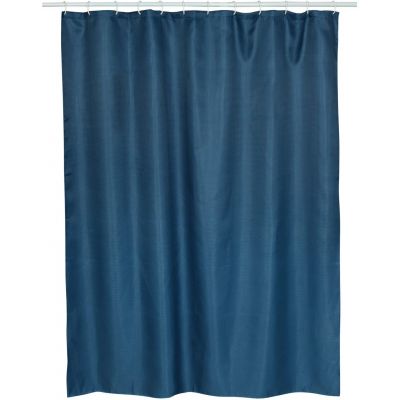 BISK Rist zasłona prysznicowa 200x180 cm granatowa 08379