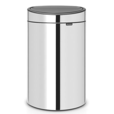 Brabantia Touch Bin New kosz na śmieci 40 l stal polerowana 112881