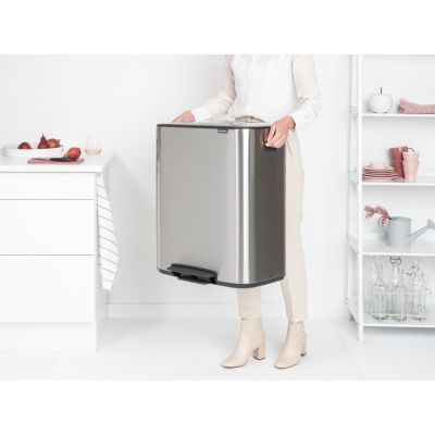 Brabantia Bo pojemnik na odpady 60 l pedałowy stal mat FPP 211461