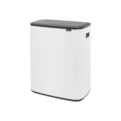 Brabantia Bo Touch Bin pojemnik na odpady 60 l do segregacji biały 221408