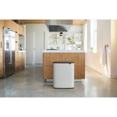 Brabantia Bo Touch Bin pojemnik na odpady 60 l do segregacji biały 221408