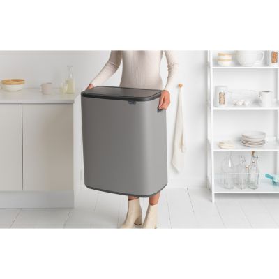 Brabantia Bo Touch Bin pojemnik na odpady 60 l szary 223129