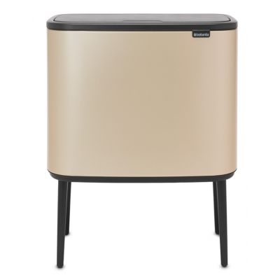 Brabantia Bo Touch Bin pojemnik na odpady 34 l do segregacji złoty 304620