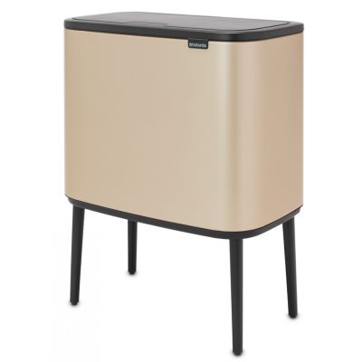 Brabantia Bo Touch Bin pojemnik na odpady 34 l do segregacji złoty 304620