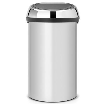 Brabantia Touch Bin pojemnik na odpady 60 l metaliczny szary/chrom 402425