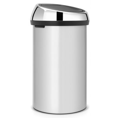 Brabantia Touch Bin pojemnik na odpady 60 l metaliczny szary/chrom 402425