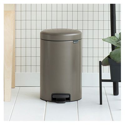 Brabantia NewIcon kosz na śmieci 12 l pedałowy grafit 113628